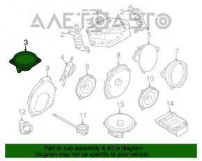 Difuzor ușă față dreapta Nissan Rogue 14-20 zdrobit.