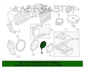 Difuzor ușă spate dreapta Nissan Rogue Sport 17-19