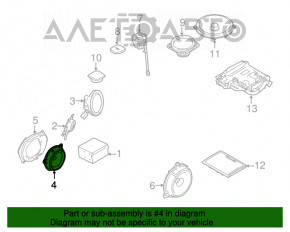 Difuzor spate dreapta Nissan Pathfinder 13-20 BOSE