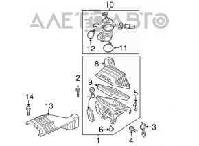 Receptor de aer Hyundai Sonata 11-15 2.0