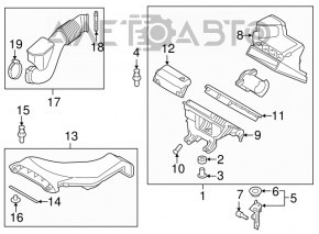 Воздухоприемник Kia Optima 16- 2.4 OEM