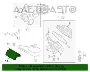 Grila de admisie de aer pentru Kia Sorento 10-15 2.4, 3.3, 3.5