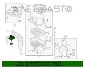 Воздухоприемник Kia Soul 14-19 новый OEM оригинал