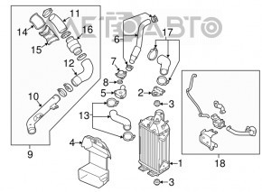 Интеркулер Hyundai Sonata 15-19 1.6T