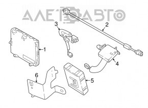 TELEMATICS COMMUNICATION CONTROL MODULE Infiniti QX50 19-