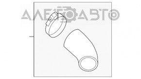 Furtunul intercoolerului superior pentru Hyundai Santa Fe 13-18 2.0T către turbina