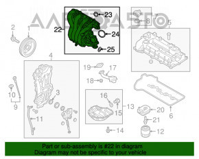 Colector de admisie Kia Niro 17-22 HEV, PHEV