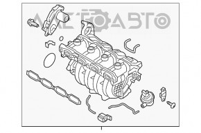 Colier admisie Kia Sorento 16-20 2.4 nou original OEM