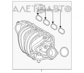 Colector de admisie Hyundai Sonata 16-19 hibrid