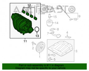 Colector de admisie Hyundai Sonata 16-19 hibrid