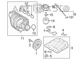 Colector de admisie Hyundai Sonata 16-19 hibrid