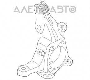 Capacul frontal stânga Subaru Forester 19- SK