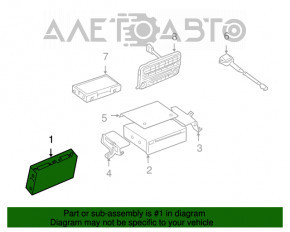 MODUL DE CONTROL AL UNITĂȚII DE ASISTENȚĂ LA NAVIGARE A ȘOFERULUI Infiniti FX35 FX45 03-08