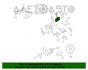 AUDIO-VIDEO CONTROL MODULE Nissan Murano z50 03-08