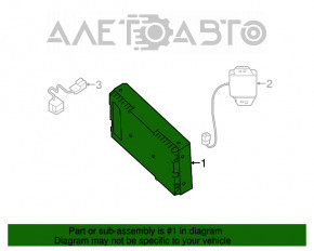 Power Control Unit-Tel Nissan Pathfinder 13-20