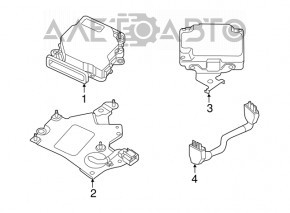 CONTROLLER ASSY-INVERTER Infiniti JX35 QX60 13-