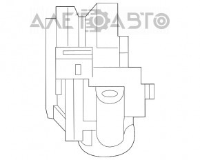 Клапан ЕГР Hyundai Sonata 16-19 hybrid OEM