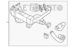 Radiator EGR Kia Niro 17-22 HEV, PHEV