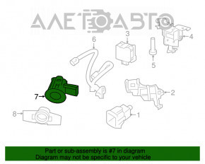 Senzor de parcare frontal pentru Infiniti JX35 QX60 15- fără inel