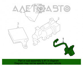 Camera de vizionare spate pentru Nissan Altima 13-15, cu ecran tactil.