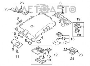 Камера слежения за полосой Infiniti FX35 FX45 03-08