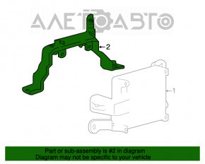 Suport radar Nissan Rogue 17-20