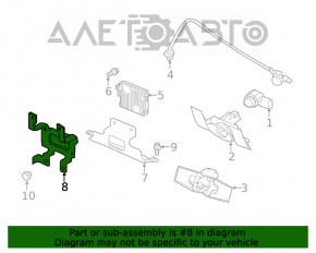 Suport radar de croazieră Infiniti QX50 19- 2 piese noi original