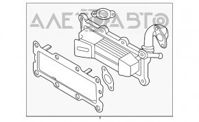 Racitor EGR Hyundai Sonata 20- 2.5