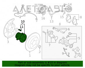 Rulment roată spate stânga Subaru Forester 19- SK nou OEM original