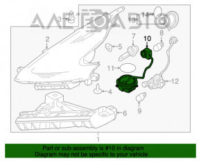 Blocul de aprindere din față dreapta pentru Infiniti QX56 11-13