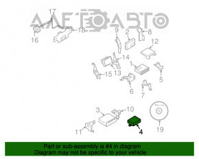 Modul de control al camerei din spate Infiniti FX35 FX45 03-08