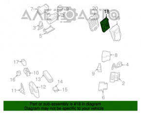 Blocul de siguranțe sub capotă pentru Infiniti G25 G37 4d 12-13