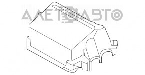 Capacul cutiei de siguranțe sub capotă Nissan Versa 15-19 SUA