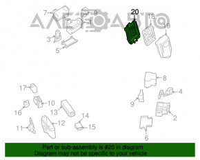 Corpul blocului de siguranțe sub capotă pentru Infiniti G25 G37 4d 08-13