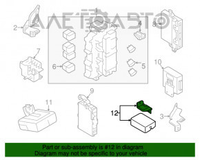 GATEWAY CONTROL MODULE Nissan Pathfinder 13-20