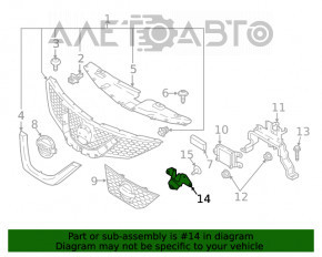 Camera frontala Nissan Rogue Sport 17-19