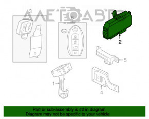 LIFEGATE POWER CONTROL MODULE Nissan Murano z52 15-