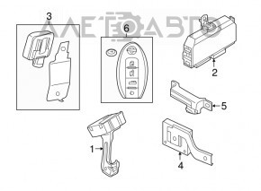 Modulul de control al puterii LIFEGATE pentru Nissan Murano z52 15-