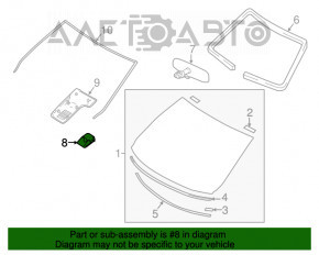 Camera de reținere a benzii pentru Nissan Rogue Sport 17-19 cu control de croazieră adaptiv.