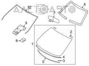 Camera de reținere a benzii pentru Nissan Rogue Sport 17-19 cu control de croazieră adaptiv.