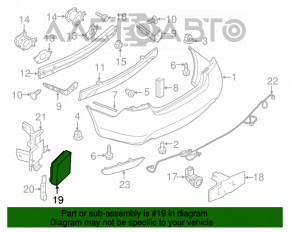 Senorul unghiurilor moarte stânga pentru Infiniti Q50 14-17