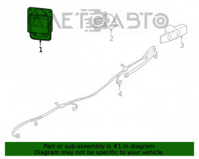 Blocul de zone oarbe BSM dreapta Nissan Sentra 20-