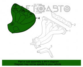 Protecția colectorului Kia Soul 14-19