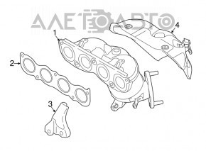 Защита коллектора Hyundai Elantra AD 17-20 2.0