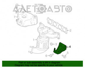 Suport catalizator Hyundai Santa FE 19-