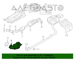 Катализатор Hyundai Sonata 15-17 1.6T