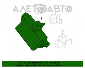 Modulul de asistare la parcarea Nissan Maxima A36 16-