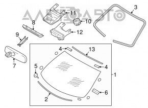 Senzor de ploaie Infiniti Q50 14-