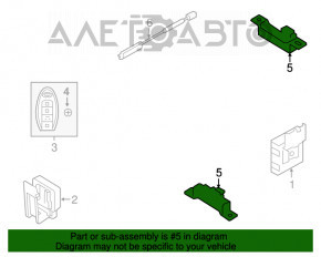 KEYLESS ENTRY SMART KEY ANTENNA Nissan Leaf 13-17