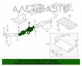 Convertor catalitic spate Kia Niro 17-22 HEV